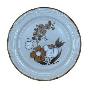 4 Vintage Autumn Fair Dinner Plate by Hearthside 70s Decor Baroque